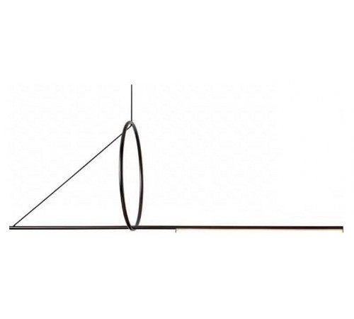 Подвесной светильник iLedex 8075P/S-18W-3000K MBK-WH Zoom