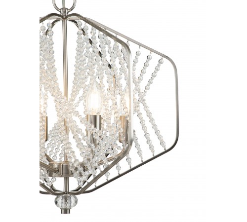 Подвесная люстра Indigo 12004/6P Nickel Ballo