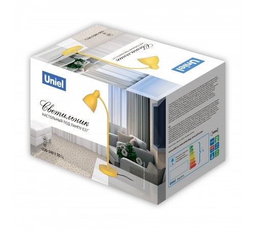 Настольная лампа офисная Uniel UL-00010155 UML-B701