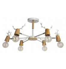 Люстра на штанге Loft it 10024/6 White Sven