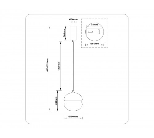 Подвесной светильник Ambrella Light LH11003 LH