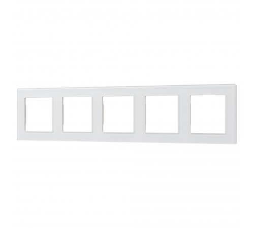 Рамка на 5 постов Arlight 43805 GLARE