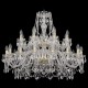 Подвесная люстра Bohemia Ivele Crystal 1411/16+8/360/2d/G 1411