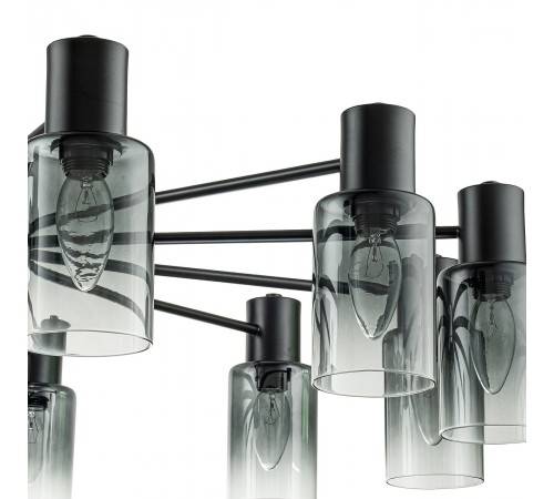 Люстра на штанге Escada 2120/12P Black Diversity