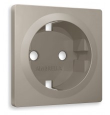 Накладка для розетки с заземлением Ambrella Volt AP3660 Quant