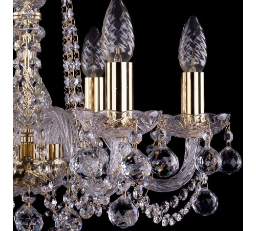 Подвесная люстра Bohemia Ivele Crystal 1402/6/160/G/Balls 1402