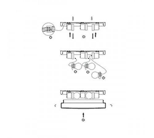 Накладной светильник Globo 48403 Opal