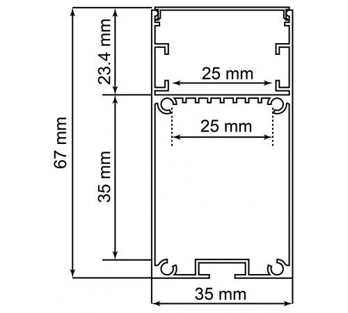 Короб накладной Feron 10378 CAB267
