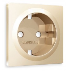 Накладка для розетки с заземлением Ambrella Volt AP6060 Quant