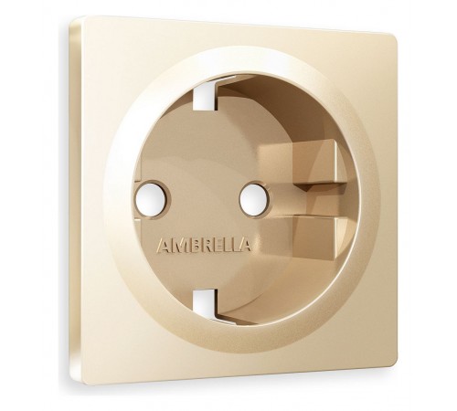Накладка для розетки с заземлением Ambrella Volt AP6060 Quant
