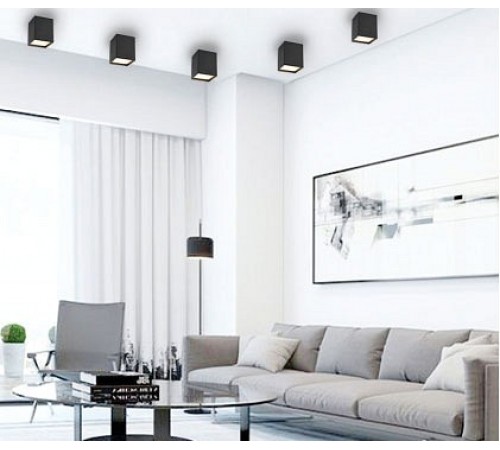 Накладной светильник Italline DL 3028 black 3000K DL 3028