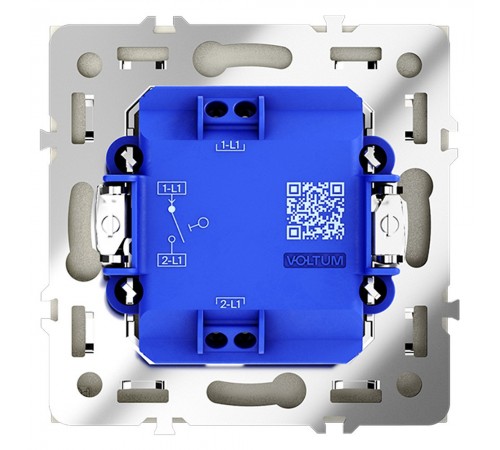 Выключатель одноклавишный без рамки Voltum VLS010105 S70