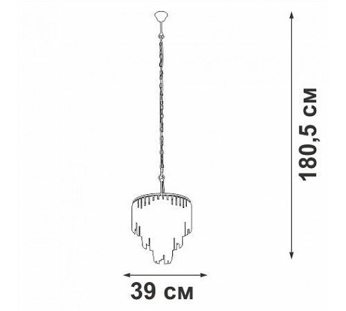 Подвесная люстра Vitaluce V5867-8/10 V5867
