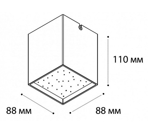 Накладной светильник Italline DL 3028 white 4000K DL 3028
