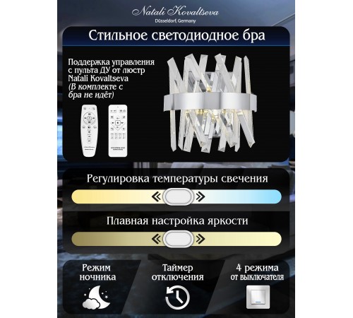 Накладной светильник Natali Kovaltseva LED LAMPS 81114/1W TIZIANO