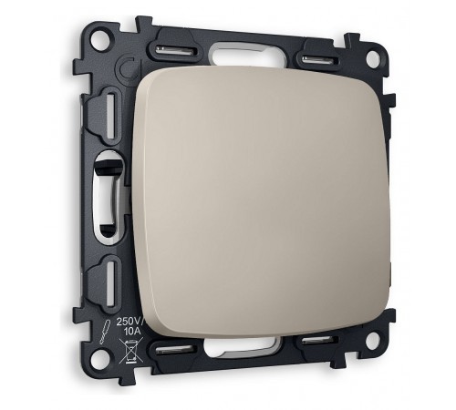 Выключатель проходной одноклавишный без рамки Ambrella Volt MO361020 Quant