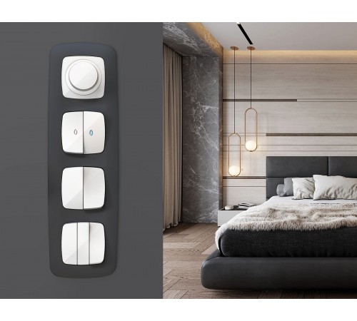 Клавиши для выключателя трехклавишного Ambrella Volt OP1050 Quant