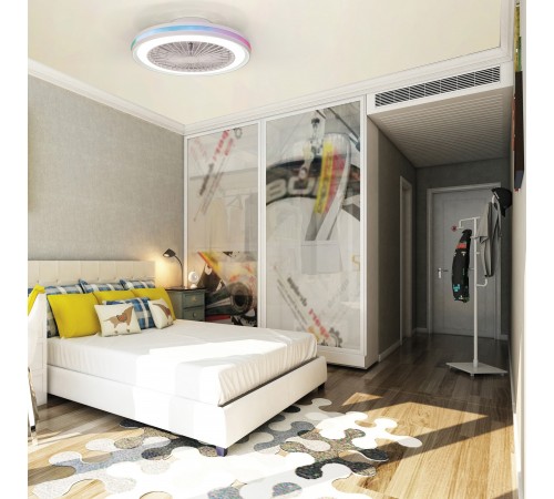 Светильник с вентилятором Mantra (люстры-вентиляторы) 7861 Gamer