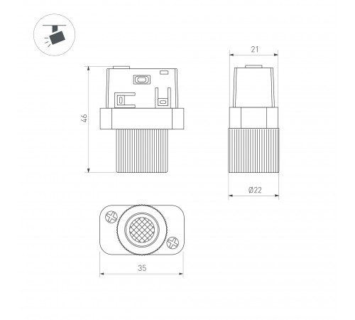 Накладной светильник Arlight 043296 MAG-ORIENT