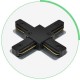 Соединитель X-образный для треков Hesby Lighting 0007 Skylite