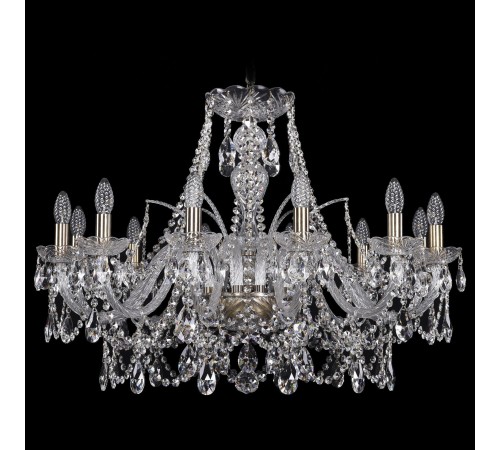 Подвесная люстра Bohemia Ivele Crystal 1411/12/300/Pa 1411