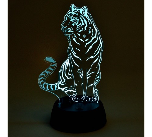 Зверь декоративный ULI-M507 RGB/3AA TIGER/BLACK UL-00008402