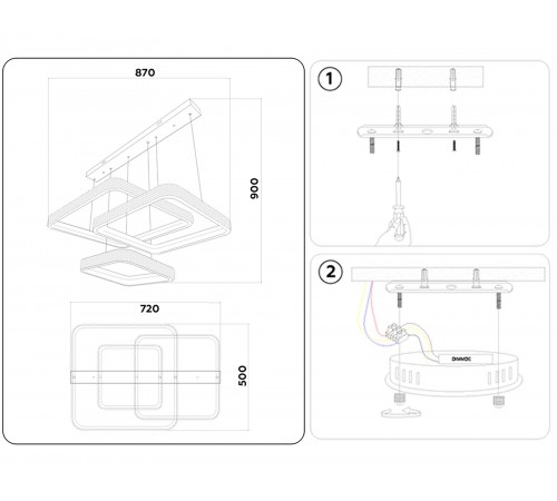 Подвесной светильник Ambrella Light FA6165 FA