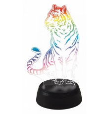 Зверь декоративный ULI-M507 RGB/3AA TIGER/BLACK UL-00008402