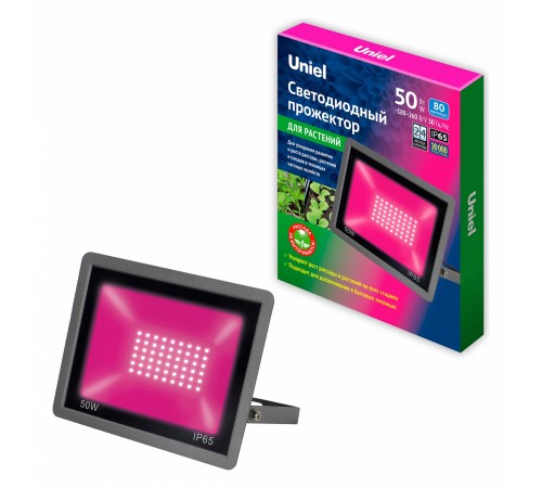 Настенно-потолочный прожектор для растений Uniel UL-00010384 ULF-P42