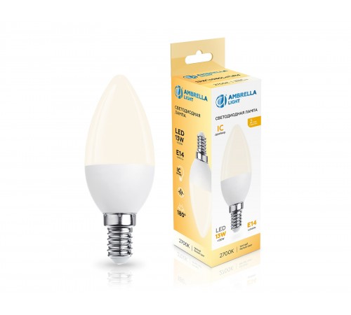 Лампа светодиодная Ambrella Light 371313 C37