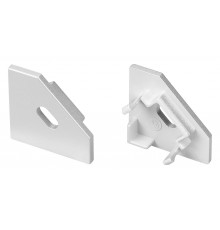 Набор заглушек для профиля с отверстием Arlight 049044 SL-KANT-H18