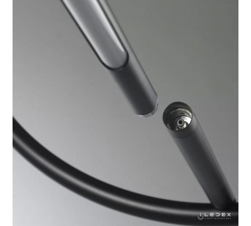 Подвесной светильник iLedex 8075P/S-18W-3000K MBK-WH Zoom