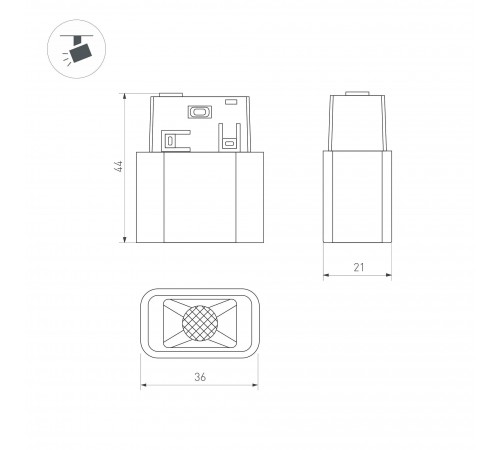 Накладной светильник Arlight 043291 MAG-ORIENT