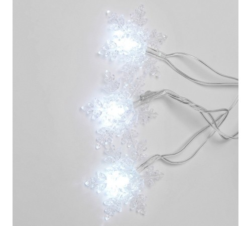 Гирлянда с насадками Снежинки 07930