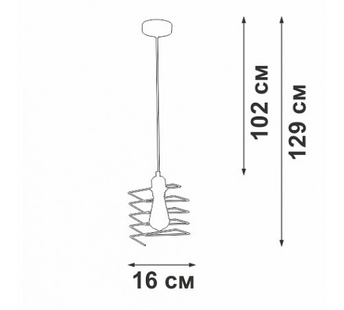 Подвесной светильник Vitaluce V2853-1/1S V2853