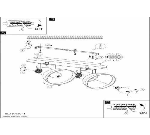 Спот Eglo 49649 Barnstaple