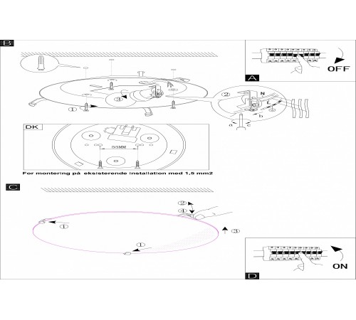 Накладной светильник Eglo 80263 Mars