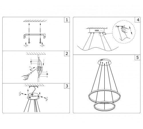 Подвесной светильник Kink Light 08219,19A(4000K) Тор