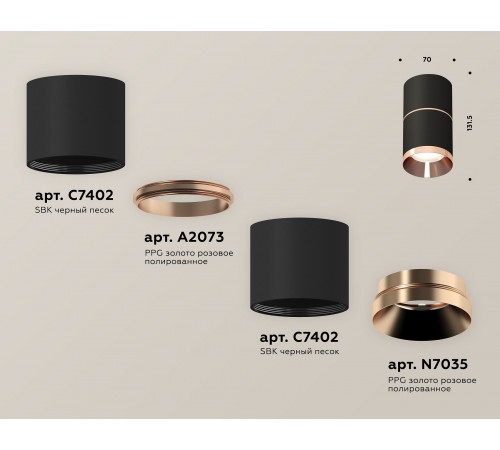 Накладной светильник Ambrella Light XS7402201 XS