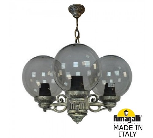 Подвесной светильник Fumagalli G25.120.S30.BZF1R Globe 250