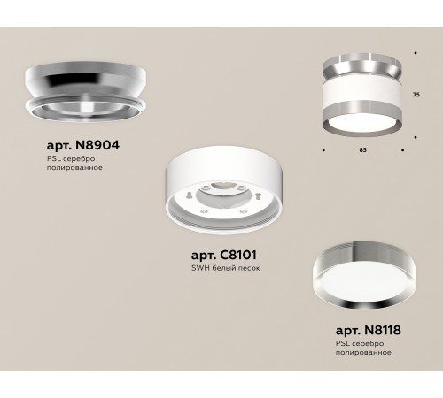 Накладной светильник Ambrella Light XS8101055 XS