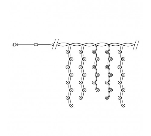 Бахрома световая Feron 41632 CL22