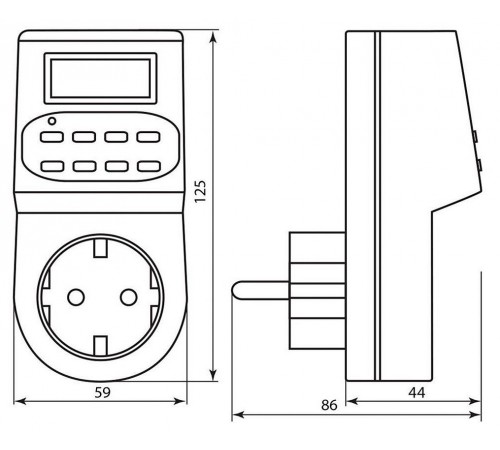 Розетка с таймером Feron 23205 TM22