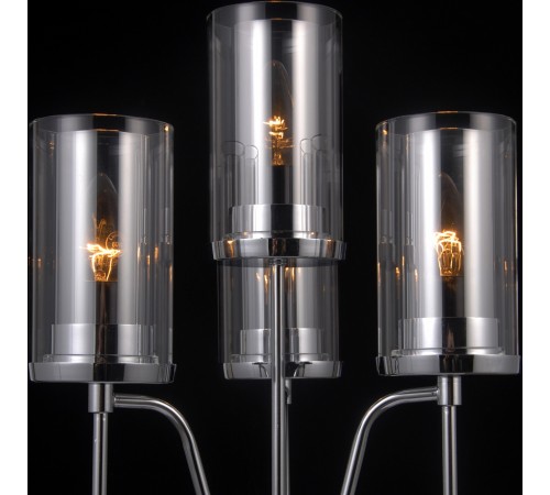 Настольная лампа декоративная Natali Kovaltseva HELSINKI II 79012-3T CHROME Helsinki II