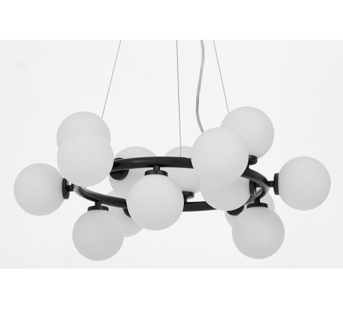 Подвесная люстра LUMINA DECO LDP 6033-15 BK MARSIADA