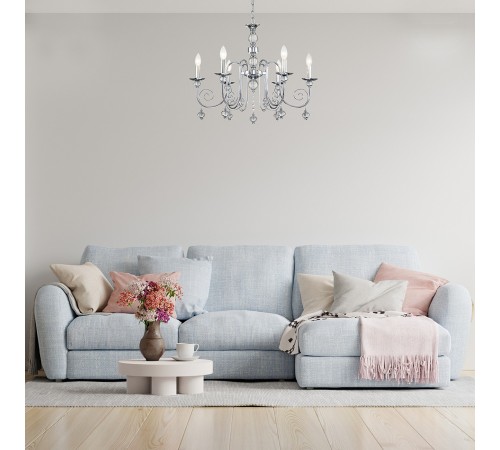 Подвесной светильник Escada 678/6PL Chrome Shine