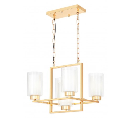 Подвесная люстра LUMINA DECO LDP 1239-5 F.GD Lino