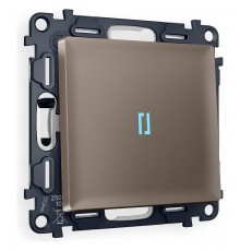 Выключатель одноклавишный с подсветкой без рамки Ambrella Volt MA632020 Quant