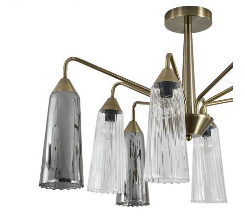 Люстра на штанге Indigo 13028/8R Brass Campana