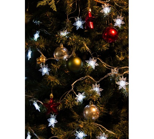 Гирлянда с насадками Снежинки 07930